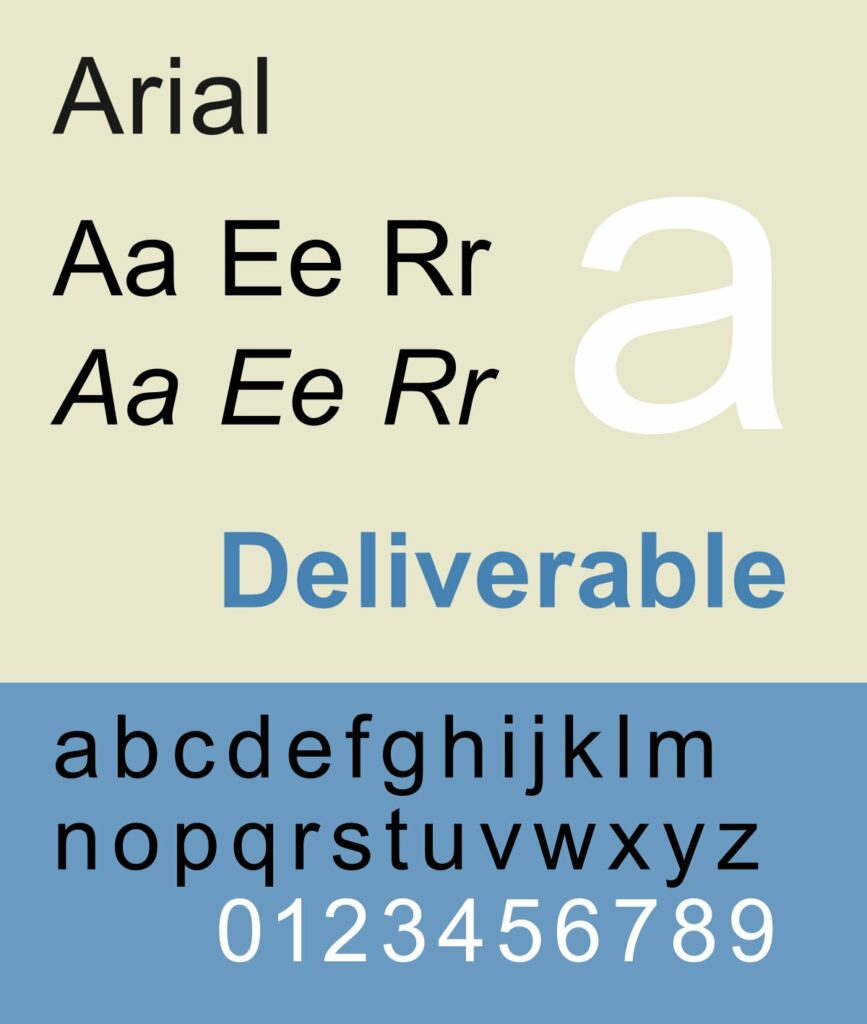Font-Arial-Techie