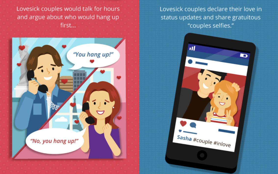 Internet giúp các cặp đôi thể hiện tình cảm dù ở xa nhau