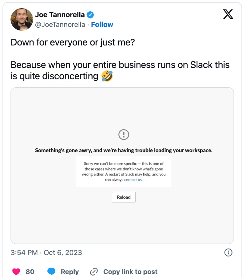 Slack ngừng hoạt động