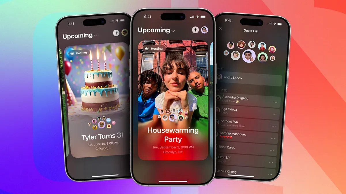 Ứng dụng Apple Invites