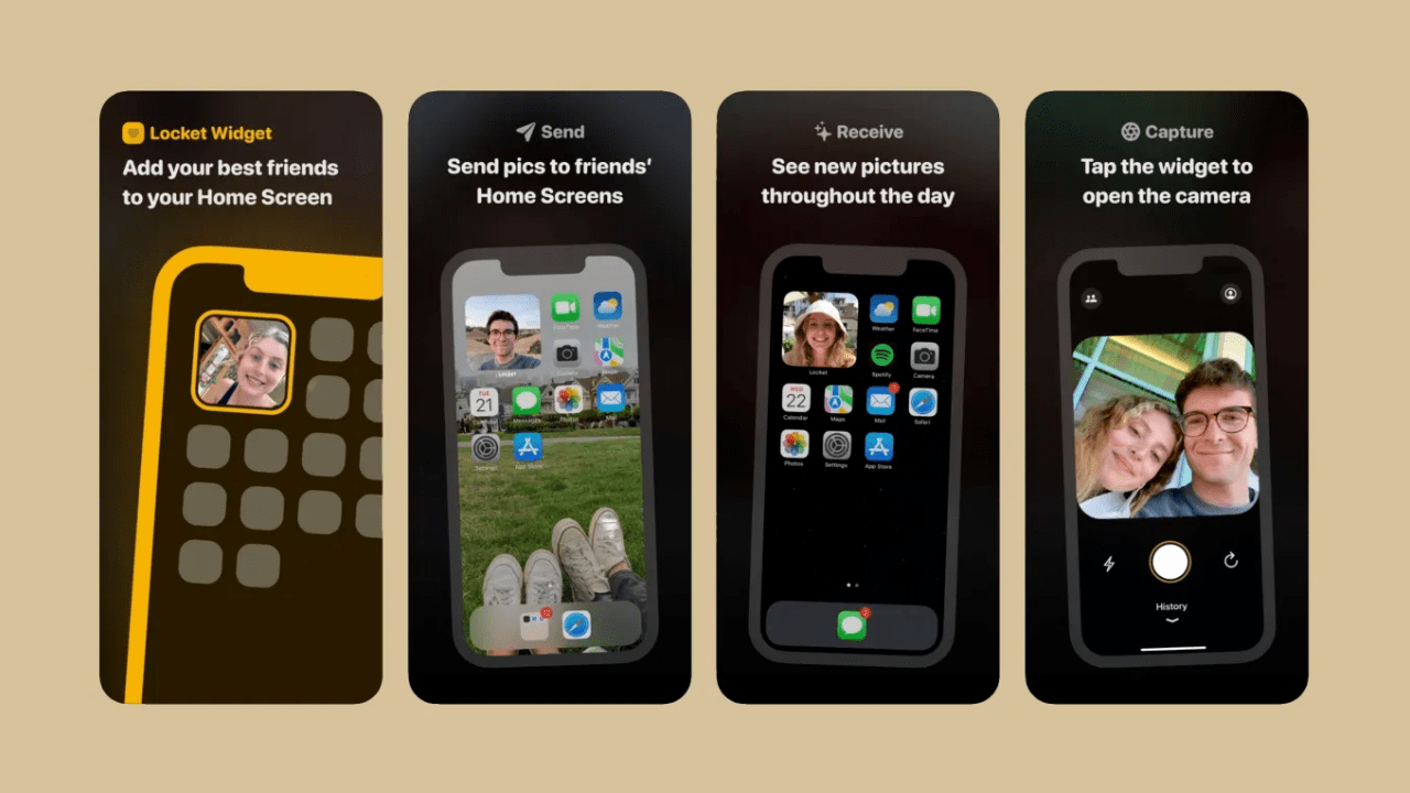Có nhiều app đang nổi lên như locket app